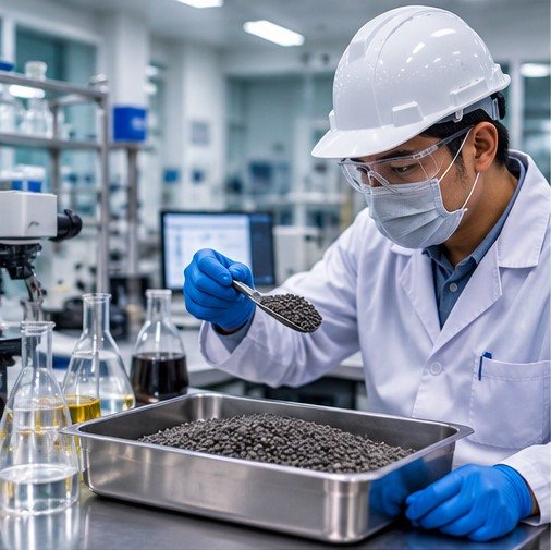 Fasilitas kilang minyak sebagai gambaran visi pengelolaan material industri